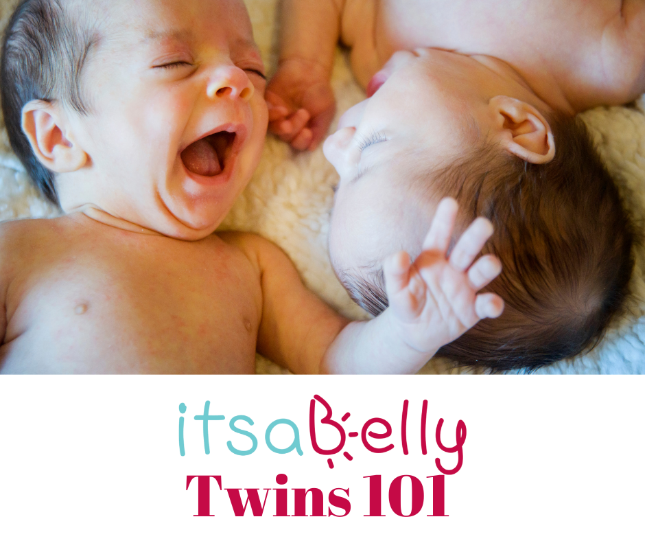 Twins 101 with ItsaBelly logo
