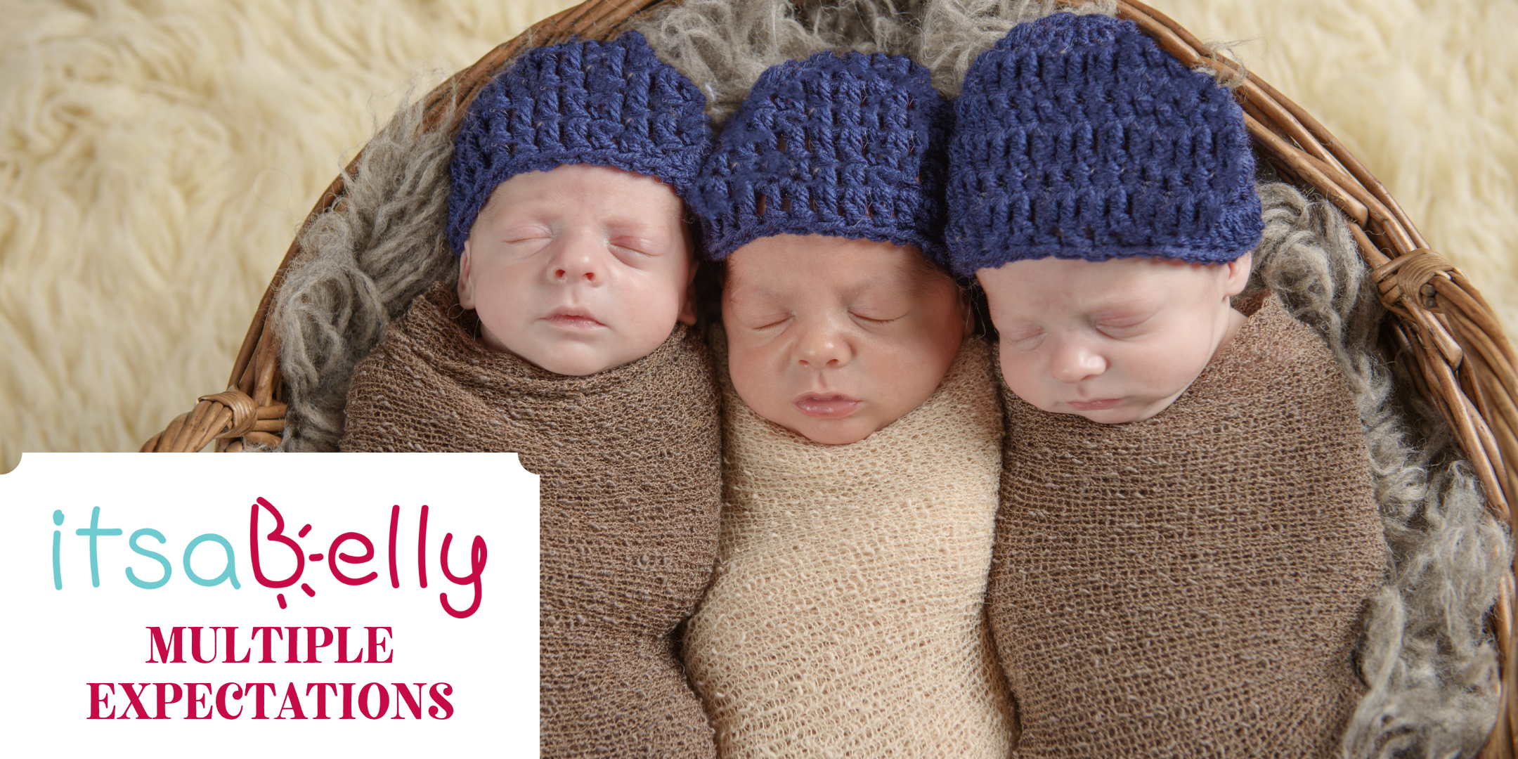 Two parents with child and newborn twins